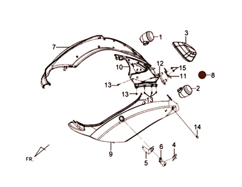 17.BODY COVER-TAIL LIGHT