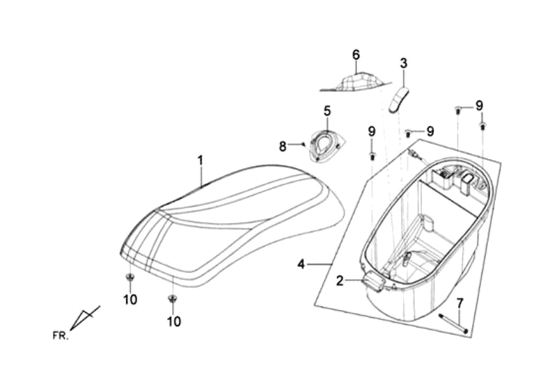 26.DOUBLE SEAT-LUGGAGE BOX