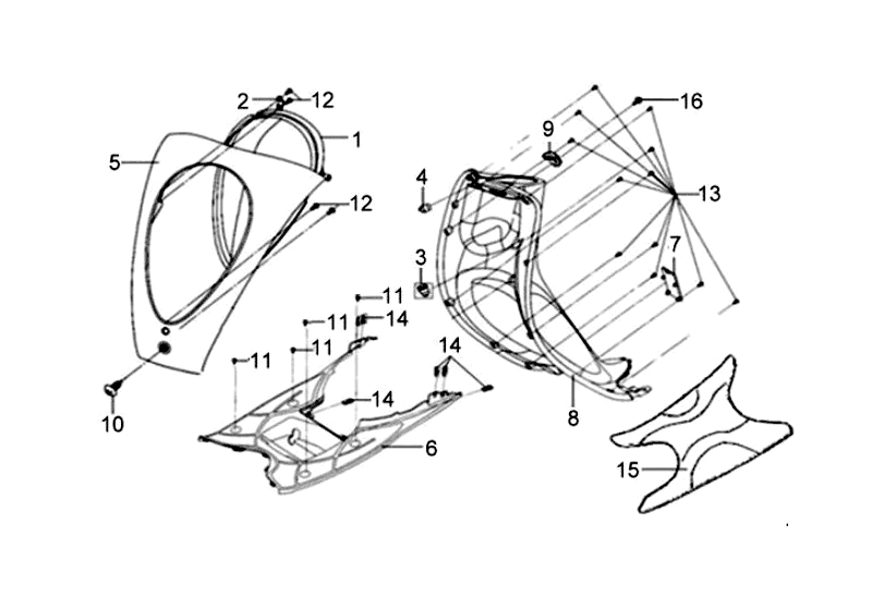 18.FR COVER ASSY.-HEAD LIGHT
