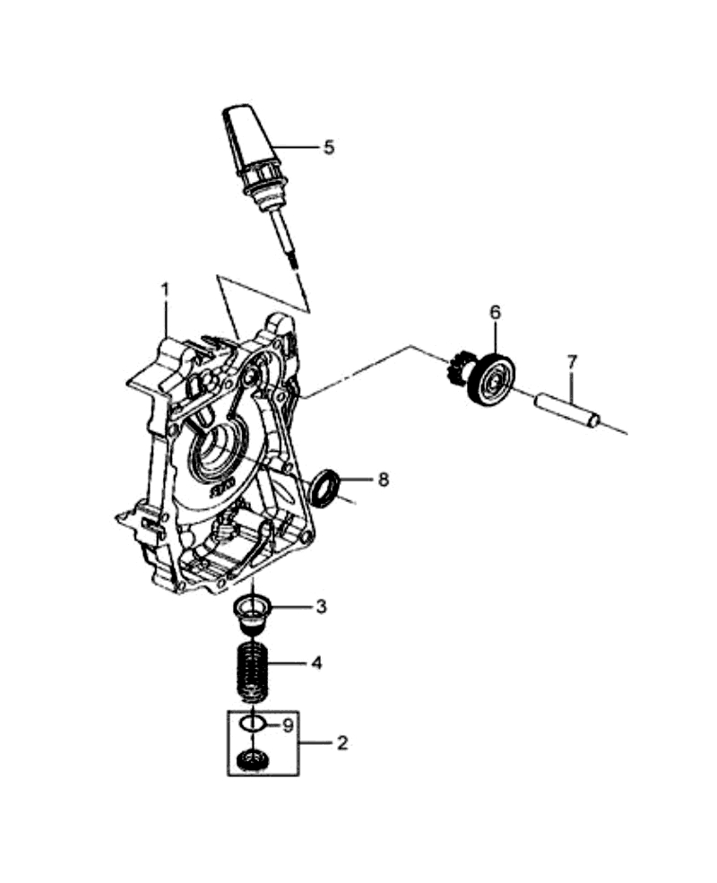 6.R. CRANK CASE COVER