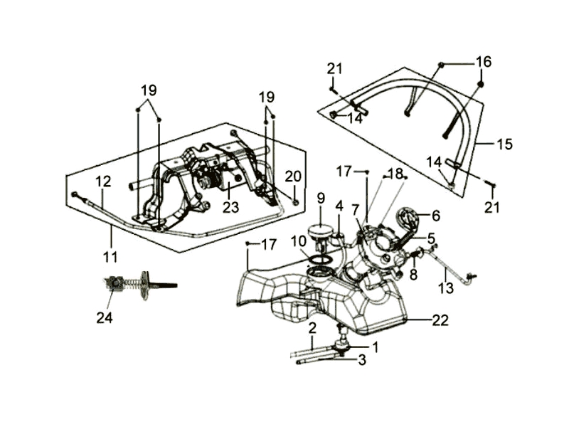 28.FUEL TANK-RR. GRIP