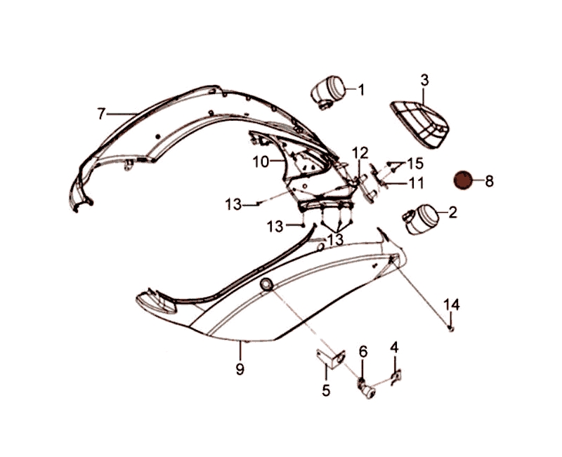 17.BODY COVER-TAIL LIGHT