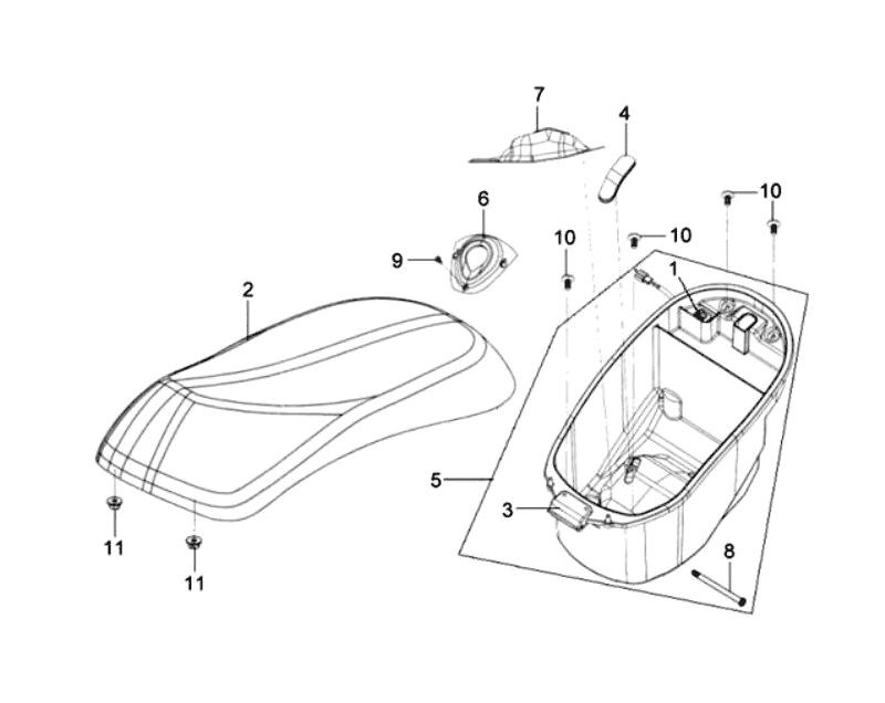 26.DOUBLE SEAT-LUGGAGE BOX