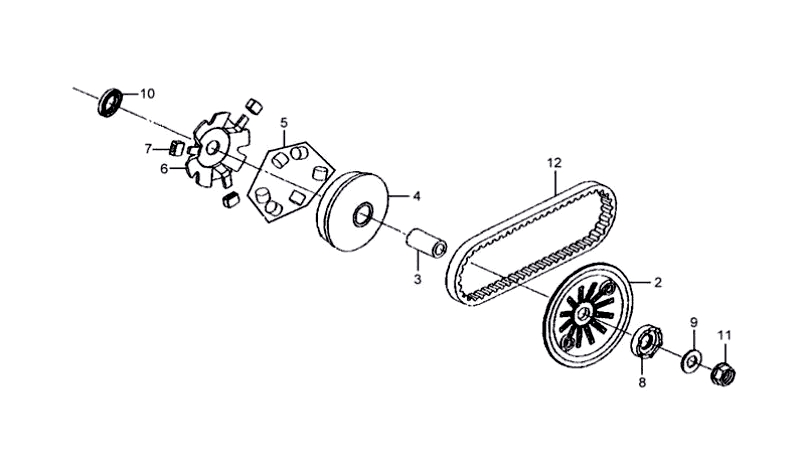 9.MOVABLE DRIVE FACE ASSY