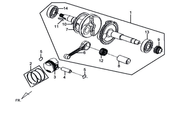 13.CRANK ASSY