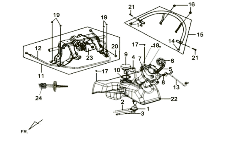 28.FUEL TANK-RR. GRIP