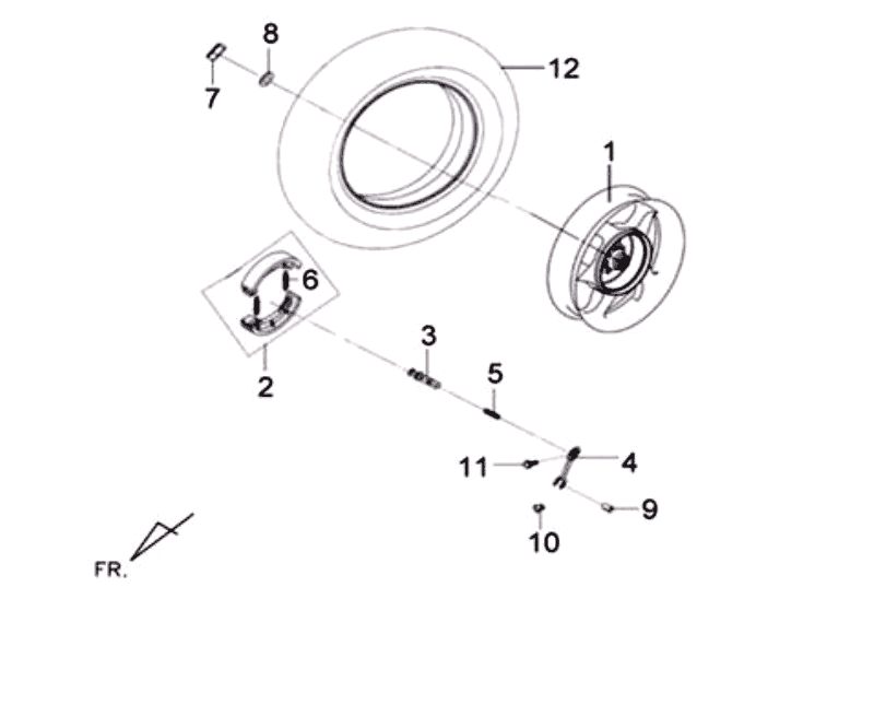 25.RR. WHEEL ASSY