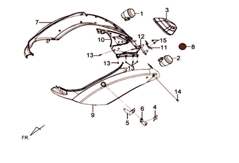 17.BODY COVER-TAIL LIGHT