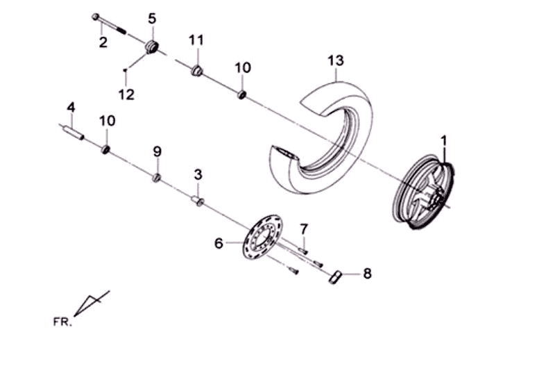24.FR WHEEL ASSY
