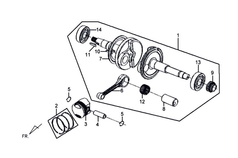 13.CRANK ASSY