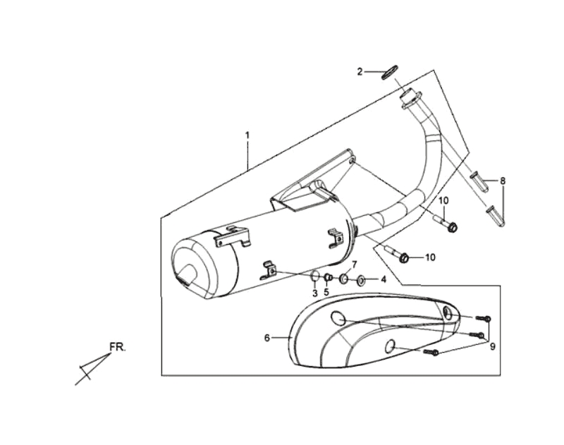 31.MUFFLER ASSY.