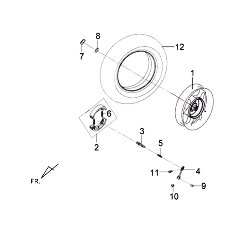 25.RR. WHEEL ASSY