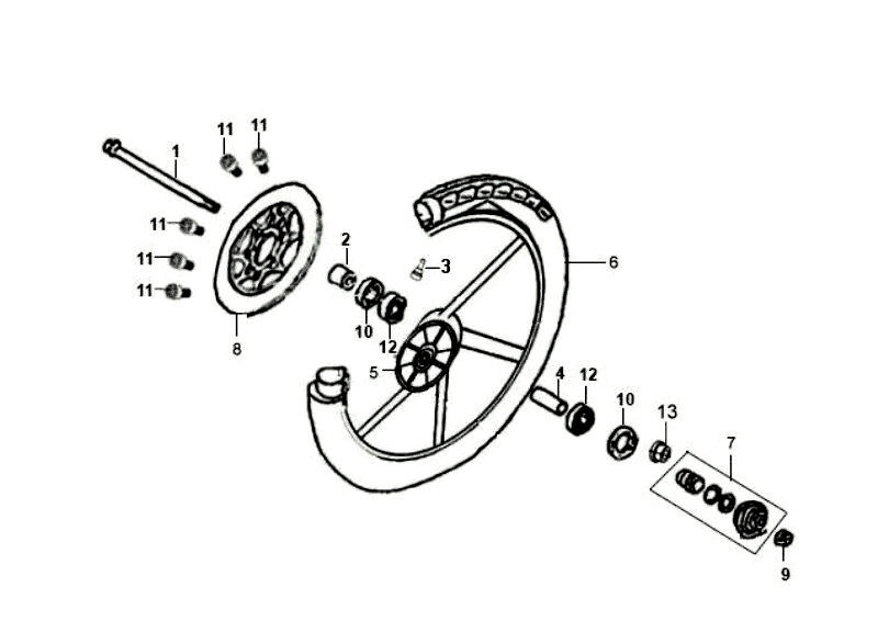 26.FRONT WHEEL