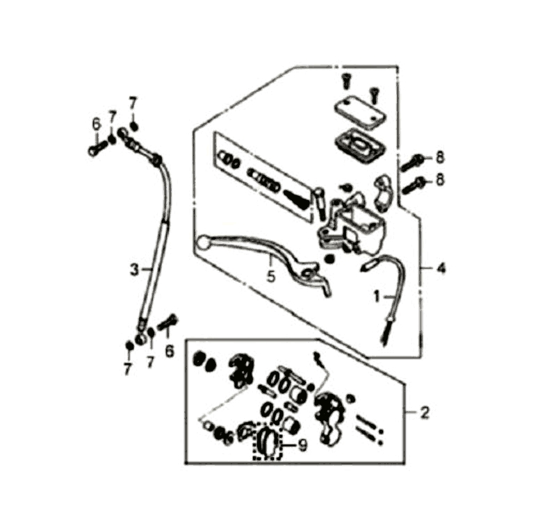 20.FRONT BRAKE MASTER CYLINDER