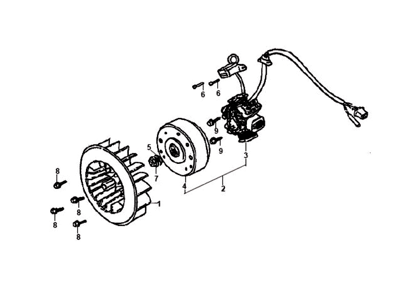 8.GENERATOR - FLY WHEEL 8.GENERATOR - FLY WHEEL
