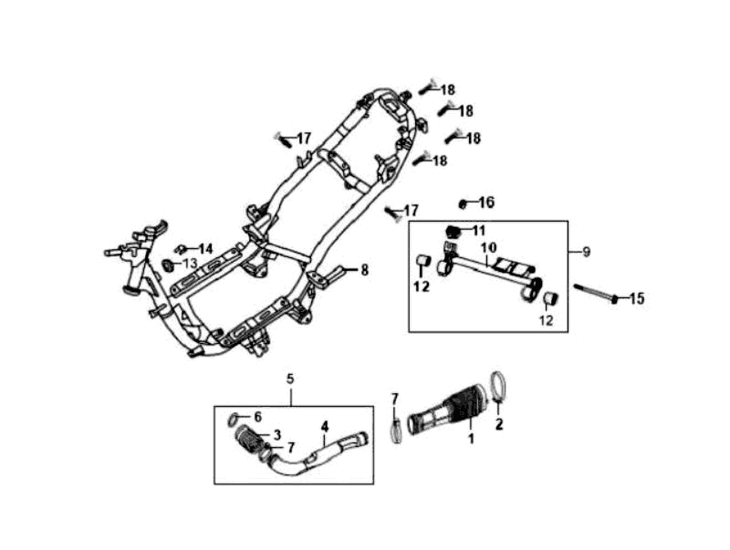 37.FRAME BODY - ENGINE HANGER