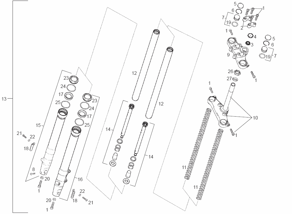 Fork Assy (Marzocchi)