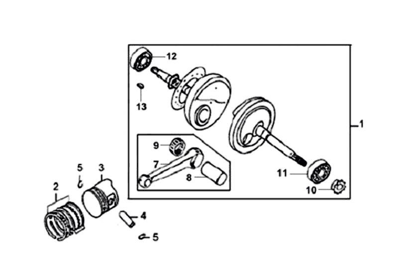 16.CRANK SHAFT - PISTON 16.CRANK SHAFT - PISTON