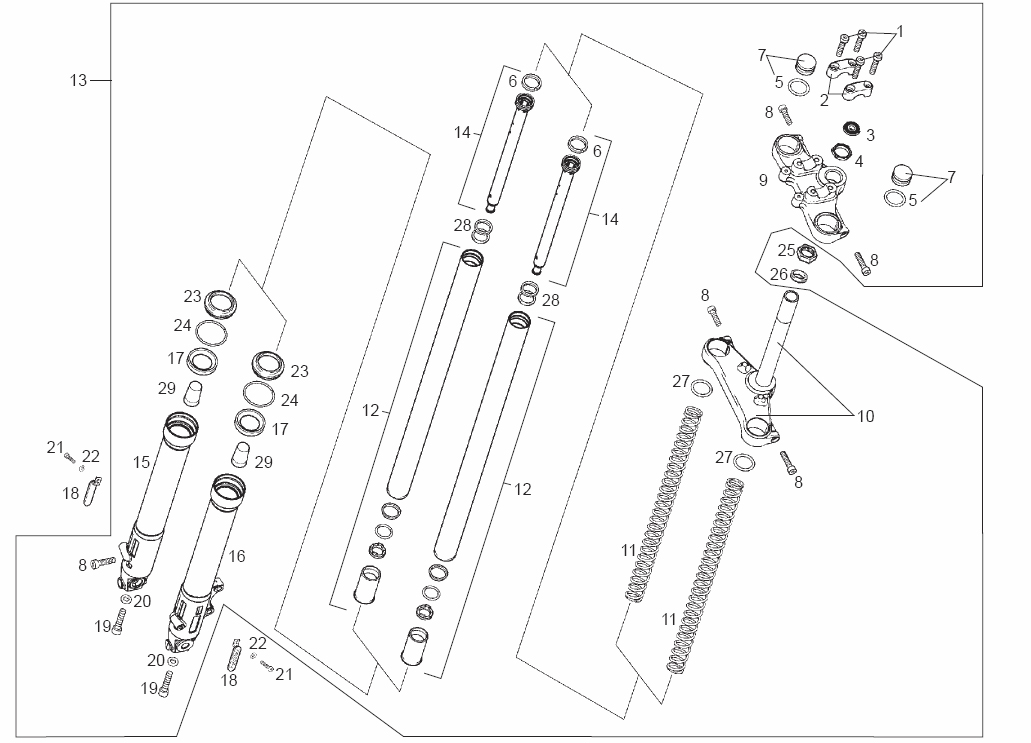 Fork Assy (Paioli ø37)