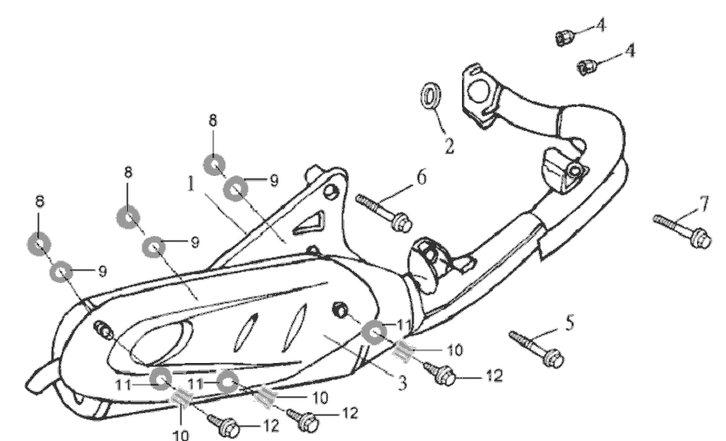 22.EXHAUST MUFFLER