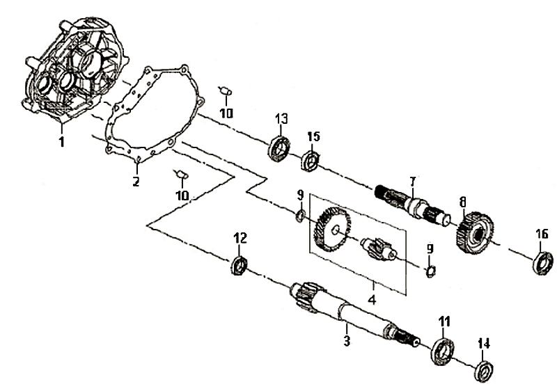 11.MISSION CASE - DRIVE SHAFT