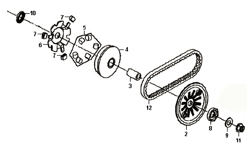 9.MOVABLE DRIVE FACE ASSY