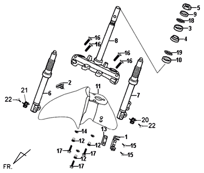 23.STRG. STEM FRONT CUSHION