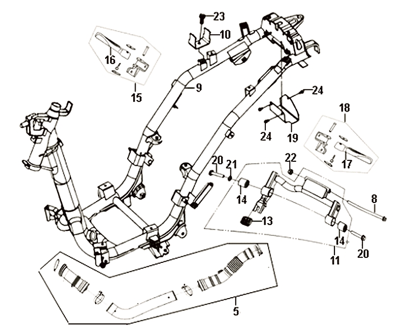 35.FRAME BODY ENGINE HANGER