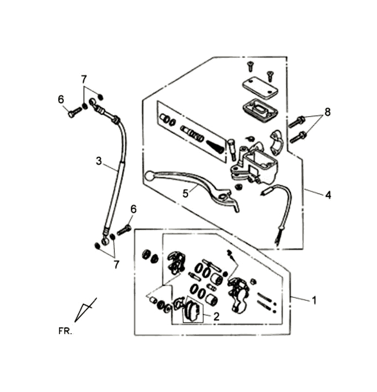 16.FR. MASTER CYLINDER ASSY