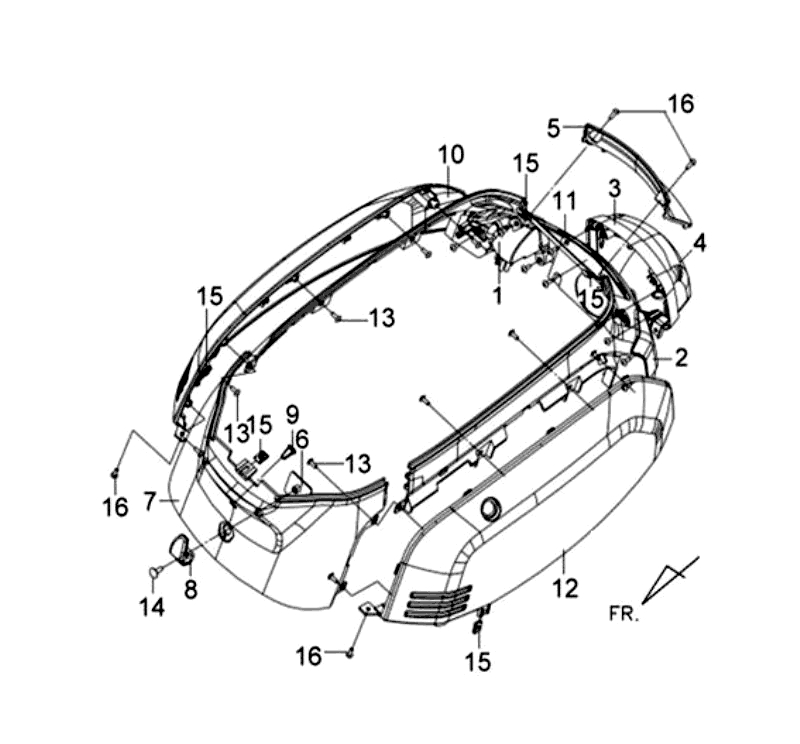 20.L-R BODY COVER