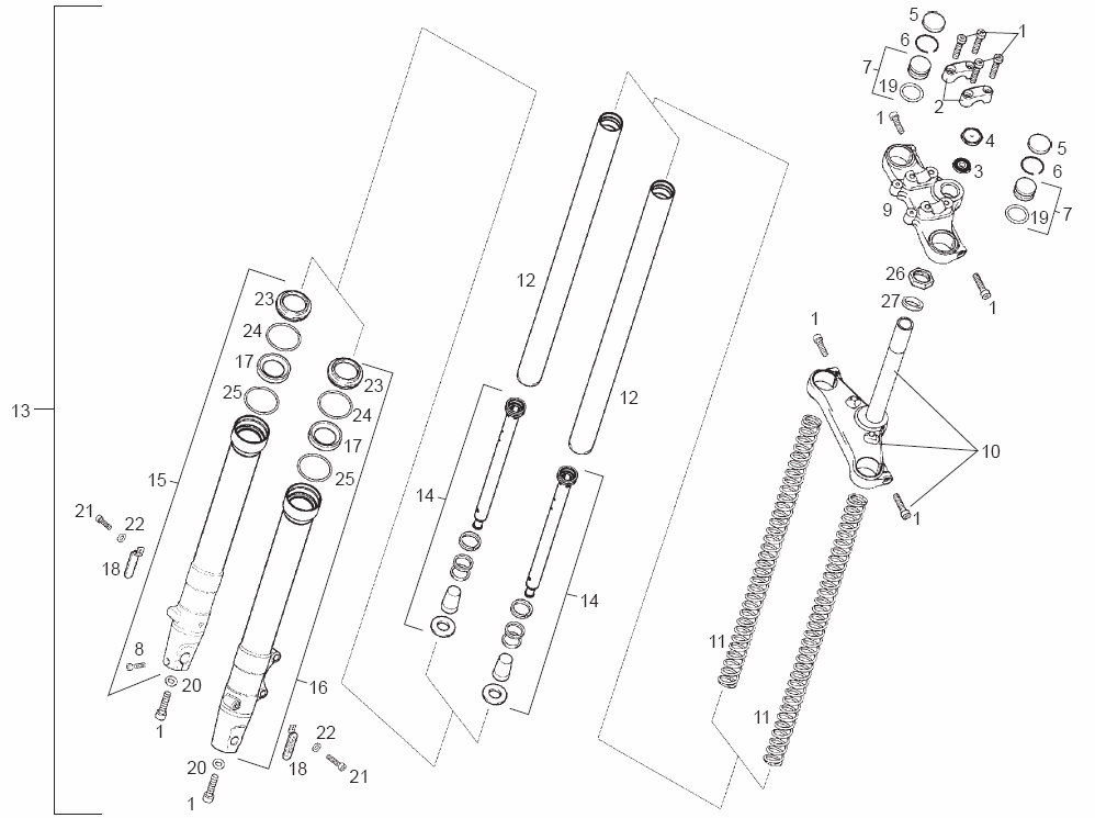 Fork Assy (Marzocchi)