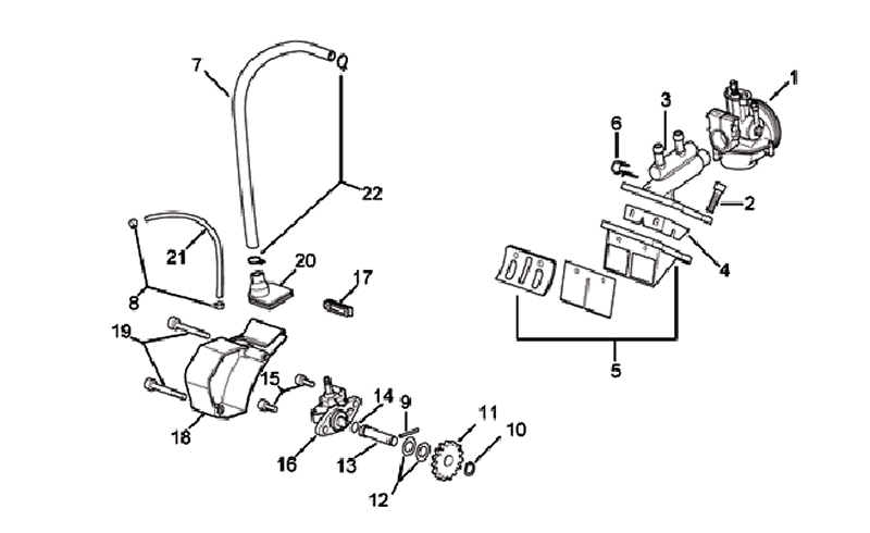 34.CARBURETOR OIL PUMP