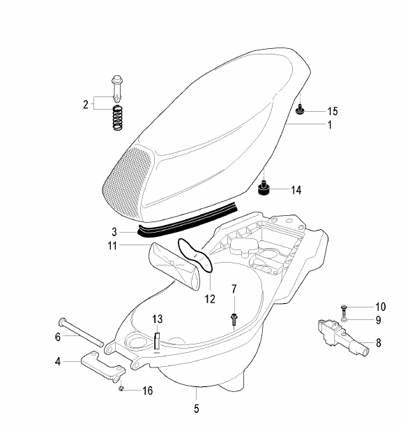 Buddyseat & Helmbak