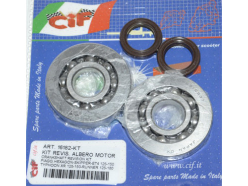 Lager + Keerring Set Krukas Piaggio 125/150/180 2T