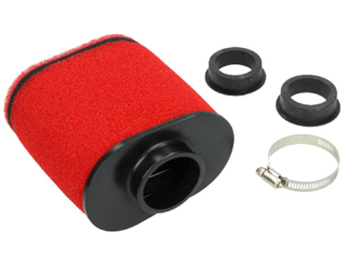 Luchtfilter Ovaal Midden 42mm Rood