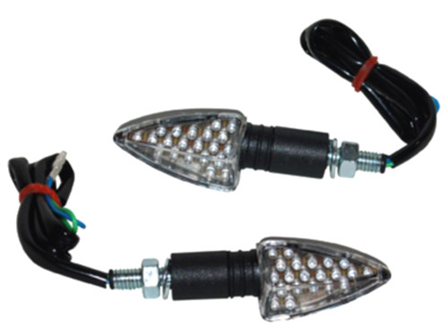 Knipperlichtset Led Zwart Mat Kort Universeel
