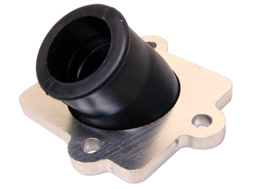 Spruitstuk Draaibaar Aluminium + Rubber 19-24mm Minarelli Horizontaal 