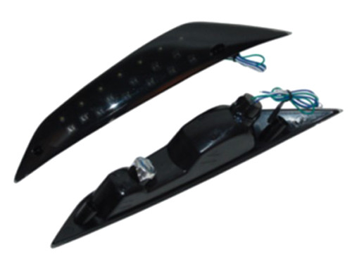 Knipperlicht Set Model Audi Led Zwart Voor Piaggio Zip 2000