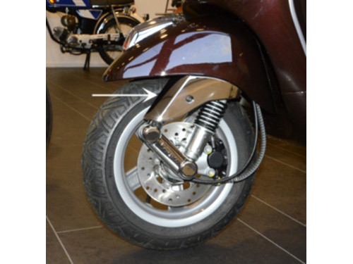 Beschermkapje Voorvork Chroom Vespa LX