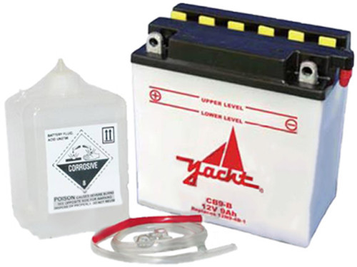 Yacht Accu YB9-B + Zuurpakket o.a. Piaggio Fly / Vespa ET4/LX 4t/LXV/S 4T / Gilera Runner 50/Runner180