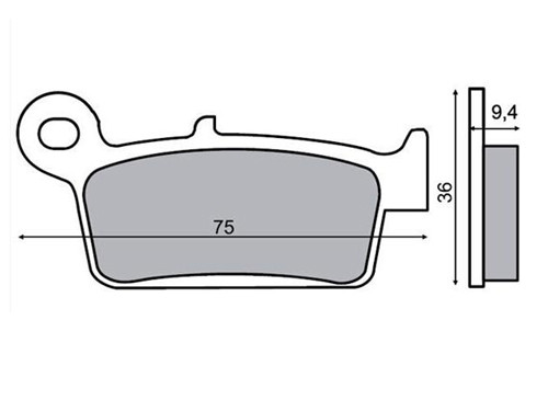 RMS Remblok Set  Kymco KB/K12/Dink