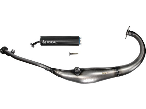 	Turbokit Uitlaat Blank + Demper Zwart Honda MBX 80/NSR 80