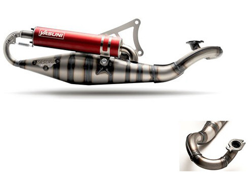 uitlaat cpl carrera 10 sco piaggio 2t rood yasuni tub317