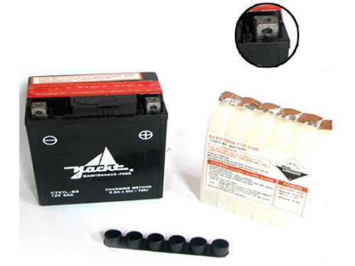 Yacht Accu YTX7L-BS + Zuurpakket o.a. Vespa Primavera/Sprint / Piaggio Fly 2012
