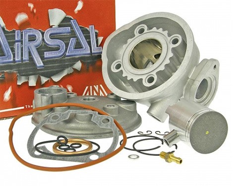 Airsal Sport Cilinder Kit 39mm 49,5cc LC Kymco Horizontaal