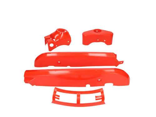Plaatwerk Set Plastic 4-Delig Rood Kreidler