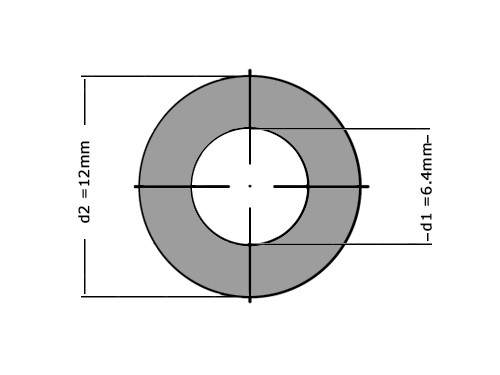 Sluitring DIN 125A M6 Verzinkt