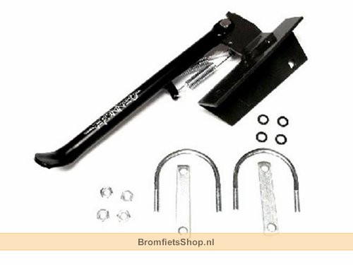 Buzzetti Zijstandaard Zwart 10" Peugeot Ludix