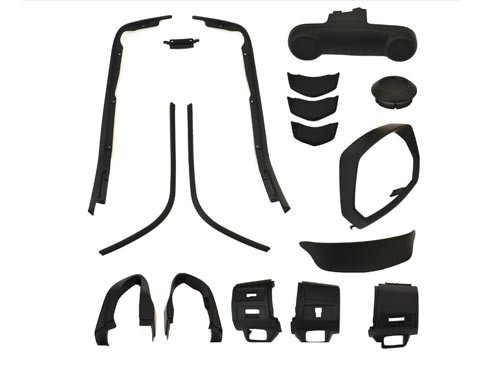 Styling Set 8-Delig Glans Zwart Vespa Sprint 2018