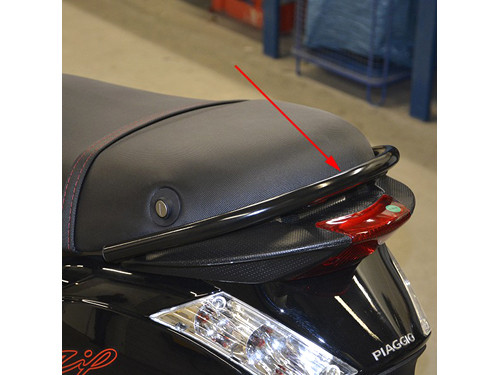 Oppakbeugel Glans Zwart Piaggio Zip 2000